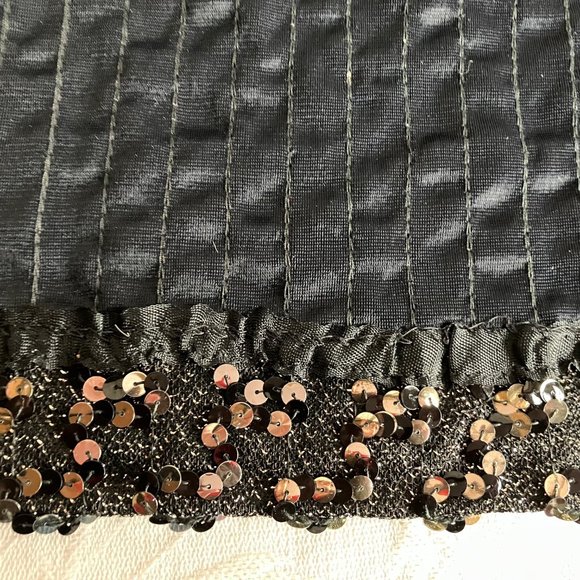 1980s Black & Gold Sequined Jacket 38 Bust - Picture 8 of 9